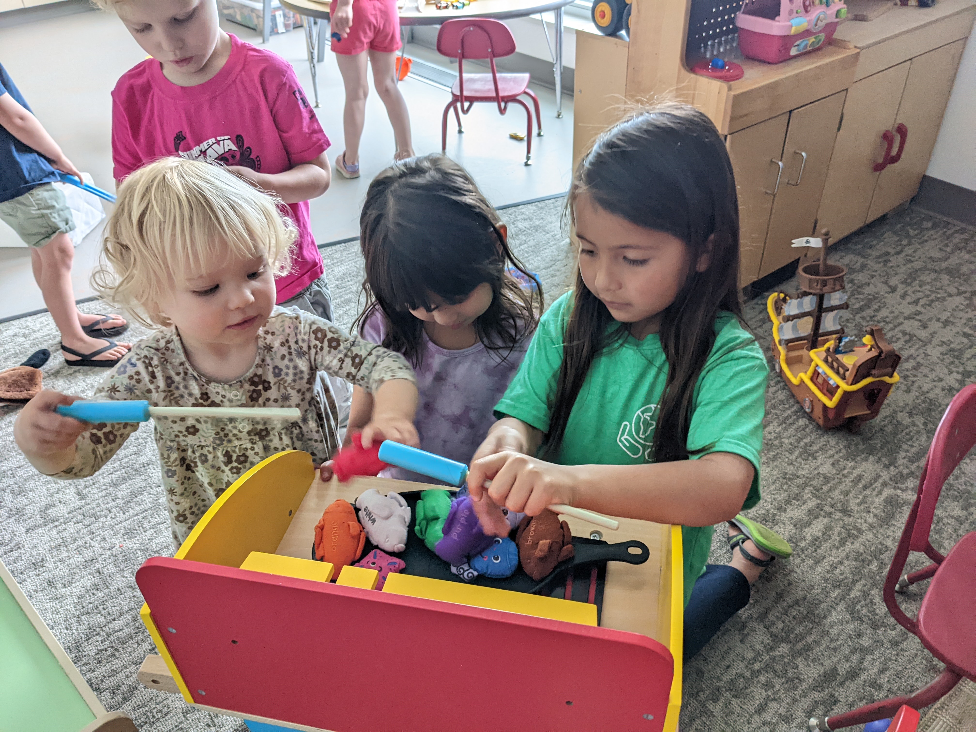 Image of Children Playing With Toys